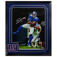 SAQUON BARKLEY Autographed New York Giants "Breakaway" 16x20 Photograph PANINI LE 6/126