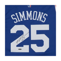 BEN SIMMONS autographed Philadelphia 76ers Away Jersey UDA