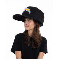 OVERSIZED SUPER FAN HAT in Black Los Angeles Chargers (Fun Gift!!)