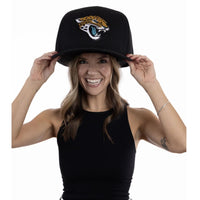 OVERSIZED SUPER FAN HAT in Silver Chrome Jacksonville Jaguars (Fun Gift idea!)