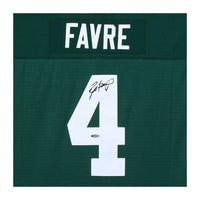 BRETT FAVRE Autographed Mitchell & Ness 1996 Replica Retired Player Jersey UDA