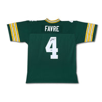 BRETT FAVRE Autographed Mitchell & Ness 1996 Replica Retired Player Jersey UDA