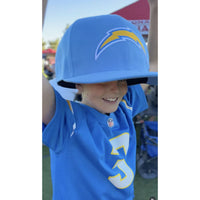 OVERSIZED SUPER FAN HAT in BLUE Los Angeles Chargers (Great Gift / Great for autographs)