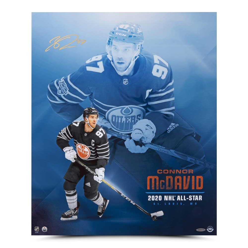 CONNOR MCDAVID Autographed “2020 All-Star” 20x24 Photo UDA