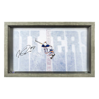 CONNOR MCDAVID Autographed Edmonton Oilers "Great from Above" Acrylic Display UDA