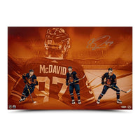 CONNOR MCDAVID Autographed Edmonton Oilers “New Look” 16x24 Photo UDA