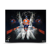 CONNOR MCDAVID Autographed Edmonton Oilers “Tunnel Vision” 16 X 20 UDA