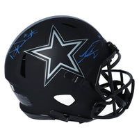 Dak Prescott / Ceedee Lamb Autographed Dallas Cowboys Eclipse Speed Authentic Helmet Fanatics