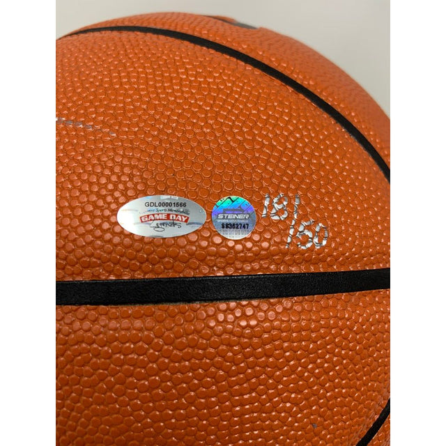 DEANDRE AYTON Autographed Phoenix Suns Logo Basketball GDL LE 18/50