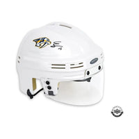 EELI TOLVANEN Autographed Nashville Predators White Mini Helmet UDA