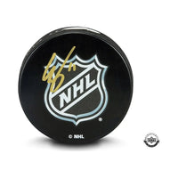 EELI TOLVANEN Autographed NHL Logo Rubber Puck UDA