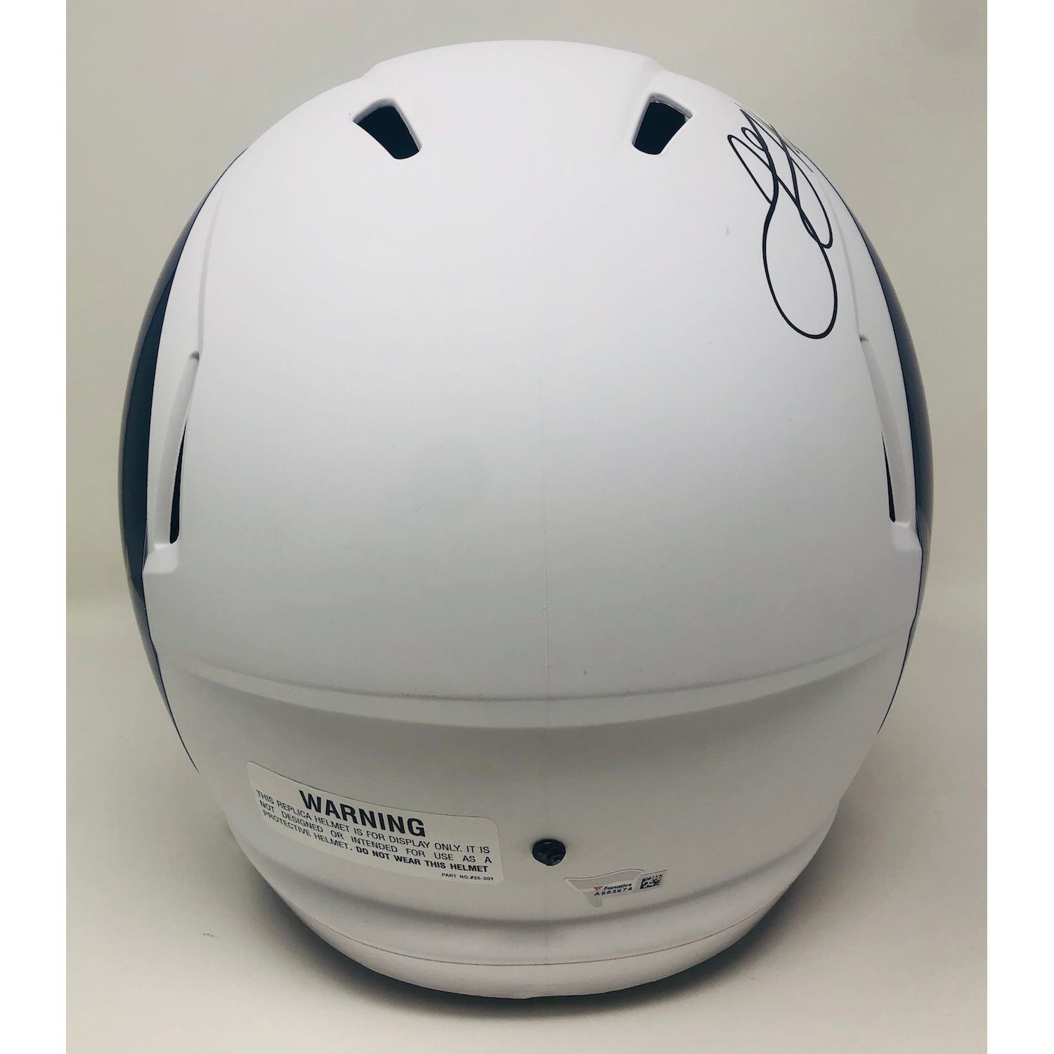 JARED GOFF Autographed Los Angeles Rams White Matte Full Size Speed Helmet FANATICS