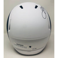 JARED GOFF Autographed Los Angeles Rams White Matte Full Size Speed Helmet FANATICS