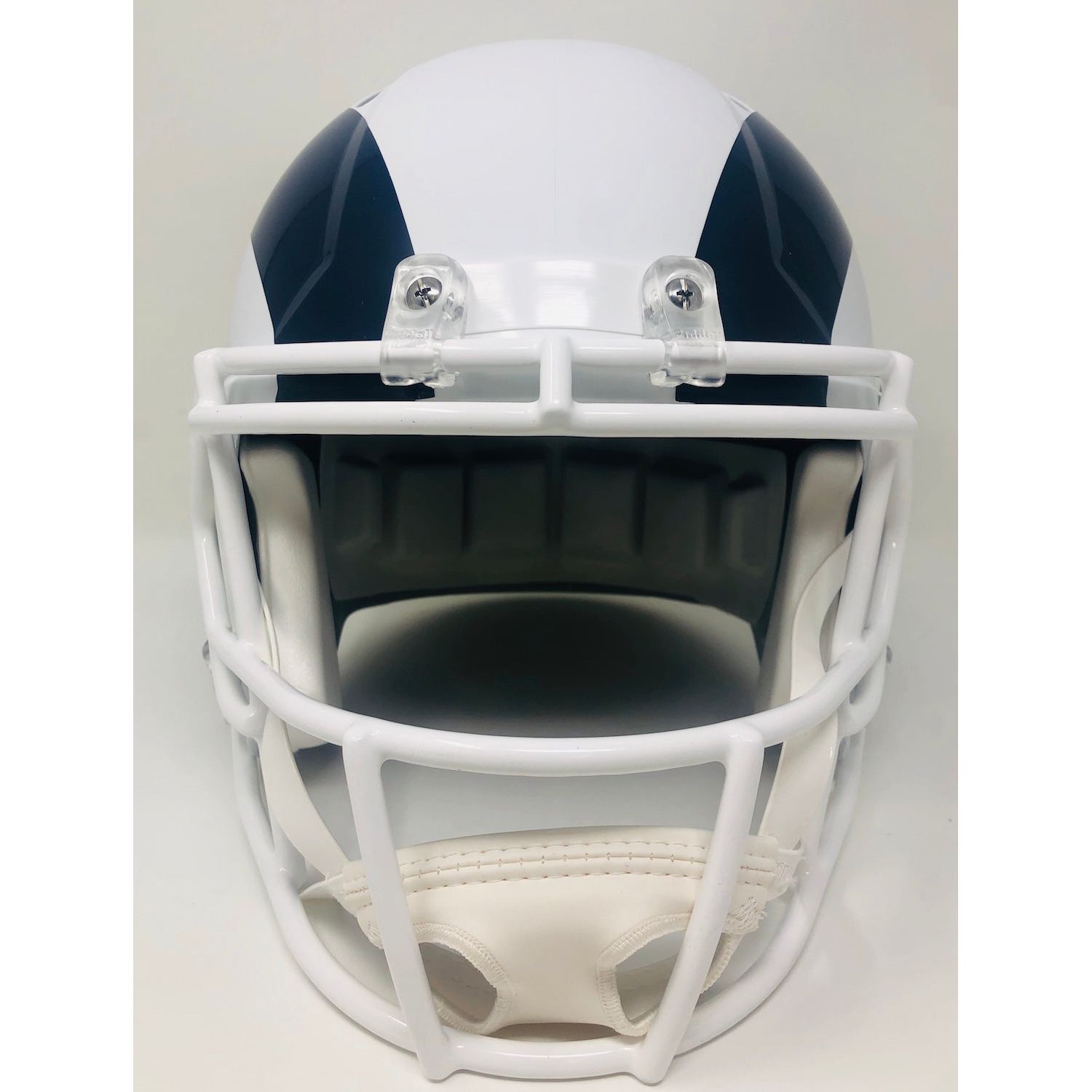 JARED GOFF Autographed Los Angeles Rams White Matte Full Size Speed Helmet FANATICS
