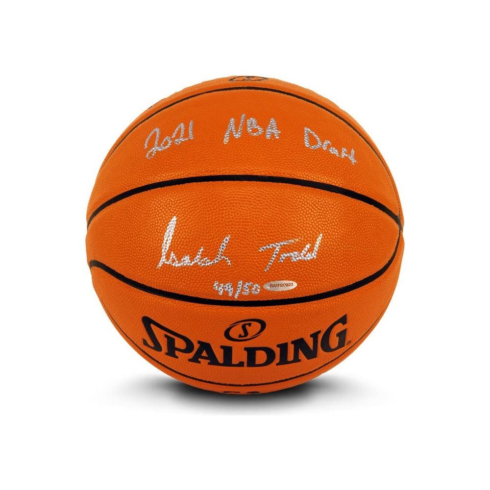 ISAIAH TODD Autographed & Inscribed Milwaukee Bucks “2021 NBA Draft” Spalding Indoor/Outdoor Basketball UDA