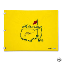 JACK NICKLAUS Autographed Undated The Masters Tournament Pin Flag UDA