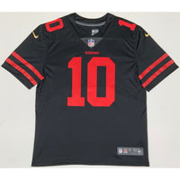 JIMMY GAROPPOLO Autographed San Francisco 49ers Nike Black Limited Jersey TRISTAR