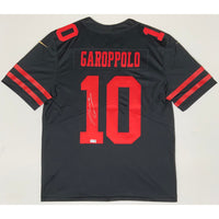 JIMMY GAROPPOLO Autographed San Francisco 49ers Nike Black Limited Jersey TRISTAR
