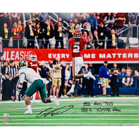 CEEDEE LAMB Autographed Oklahoma Sooners 16" x 20" Stats Photograph FANATICS LE 22