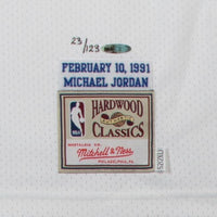 MICHAEL JORDAN Chicago Bulls Autographed 1991 NBA All-Star Game Mitchell & Ness Jersey UDA