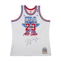 MICHAEL JORDAN Chicago Bulls Autographed 1991 NBA All-Star Game Mitchell & Ness Jersey UDA