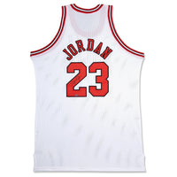 MICHAEL JORDAN Autographed Chicago Bulls White 1997-98 Authentic Mitchell & Ness Jersey UDA