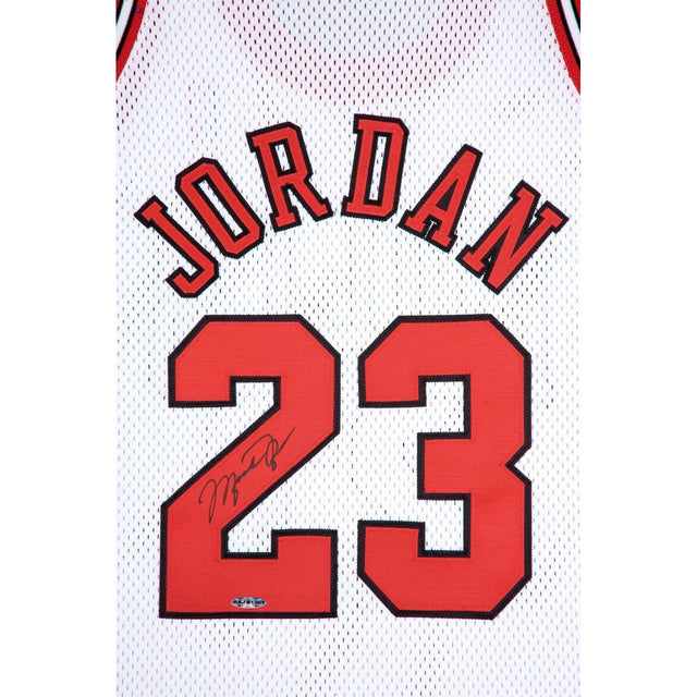 MICHAEL JORDAN Autographed Chicago Bulls White 1997-98 Authentic Mitchell & Ness Jersey UDA