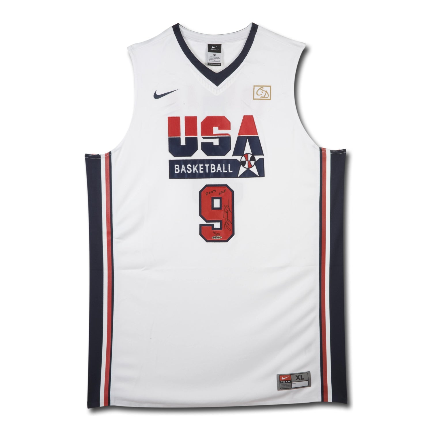 MICHAEL JORDAN Signed & Inscribed Nike 1992 Olympic Basketball Jersey UDA
