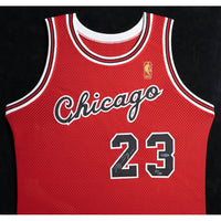 MICHAEL JORDAN Autographed Chicago Bulls Original Champion Rookie Jersey UDA LE 21/50