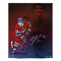 NICK SUZUKI Autographed Montreal Canadiens “1st NHL Goal” 16x20 Photo UDA