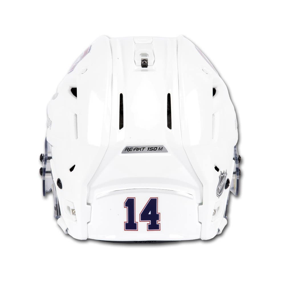 NICK SUZUKI Autographed Bauer White Montreal Canadiens Helmet UDA