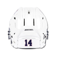 NICK SUZUKI Autographed Bauer White Montreal Canadiens Helmet UDA