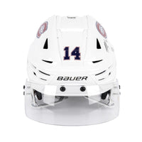 NICK SUZUKI Autographed Bauer White Montreal Canadiens Helmet UDA