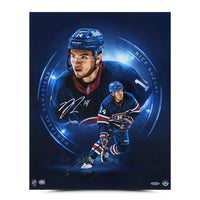 NICK SUZUKI Autographed Montreal Canadiens “Retro Affect” 16x20 Photo UDA