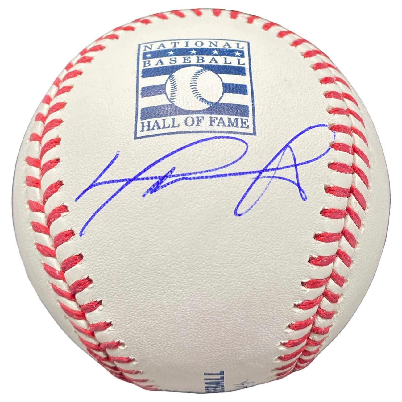 DAVID ORTIZ Boston Red Sox Autographed Hall of Fame Logo Baseball FANATICS