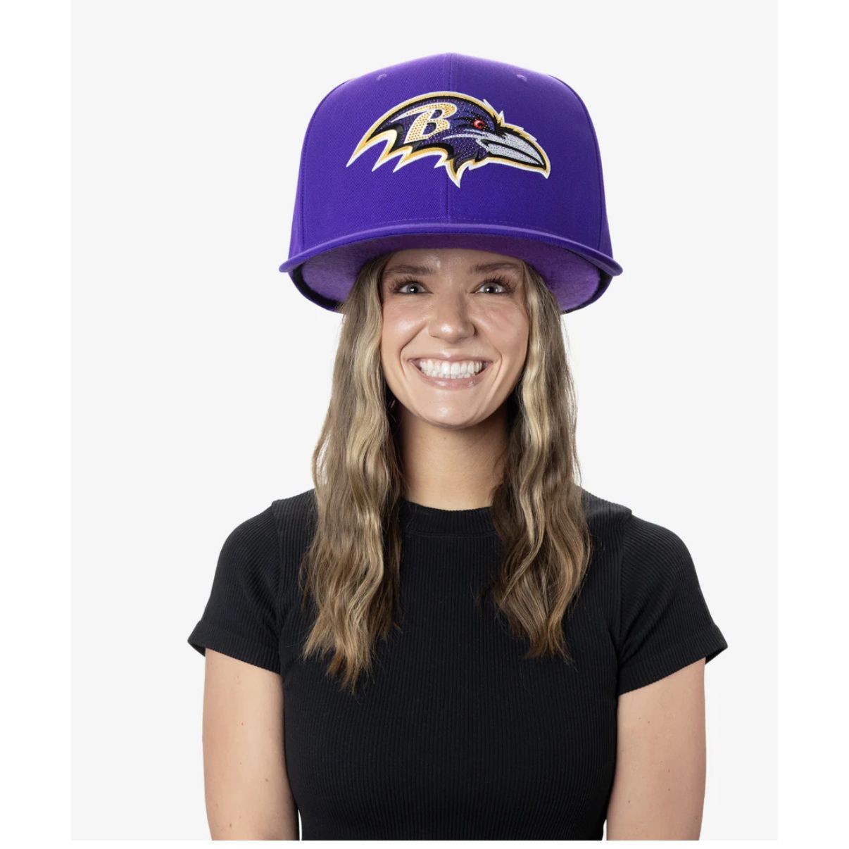 OVERSIZED SUPER FAN HAT in Purple Baltimore Ravens (Fun Gift / Great for Autographs)