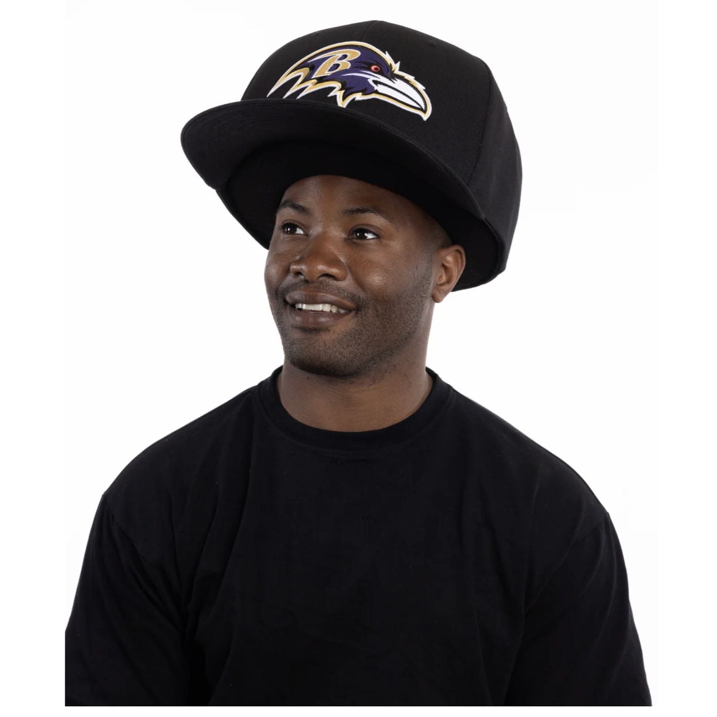 OVERSIZED SUPER FAN HAT in Black Baltimore Ravens (Fun Gift / Great for Autographs)