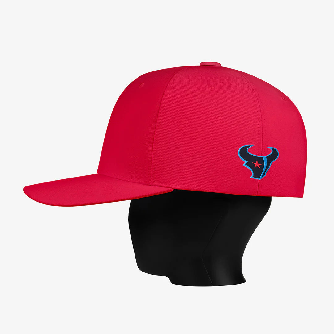 OVERSIZED SUPER FAN HAT in Red Houston Texans "H Town" logo (Fun Gift / Great for Autographs)