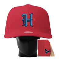 OVERSIZED SUPER FAN HAT in Red Houston Texans "H Town" logo (Fun Gift / Great for Autographs)