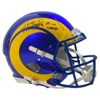 Matthew Stafrord Autographed "SB LVI Champs" Rams Authentic Helmet Fanatics