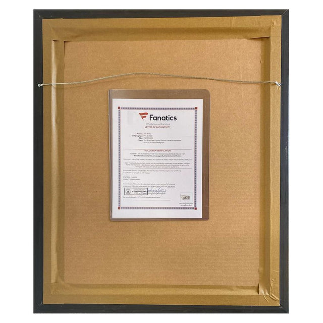 TOM BRADY Autographed New England Patriots 20" x 24" 'In Focus' Photograph FANATICS