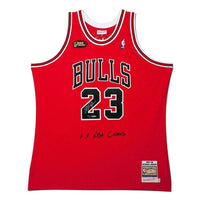 MICHAEL JORDAN Autographed Chicago Bulls 1997-98 NBA Finals Authentic Jersey UDA LE 123