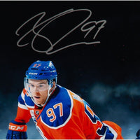CONNOR MCDAVID Edmonton Oilers Autographed "Back To Back Art Ross" 16 x 20 Photograph UDA