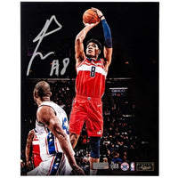 RUI HACHIMURA Autographed Washington Wizards "Jumper" 16" x 20" Photograph PANINI LE 88