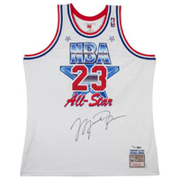 MICHAEL JORDAN Autographed Chicago Bulls 1991 NBA All-Star Game Authentic Mitchell & Ness Jersey UDA LE 123