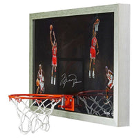 MICHAEL JORDAN Autographed Chicago Bulls "Winning" Acrylic Backboard Display UDA LE 123