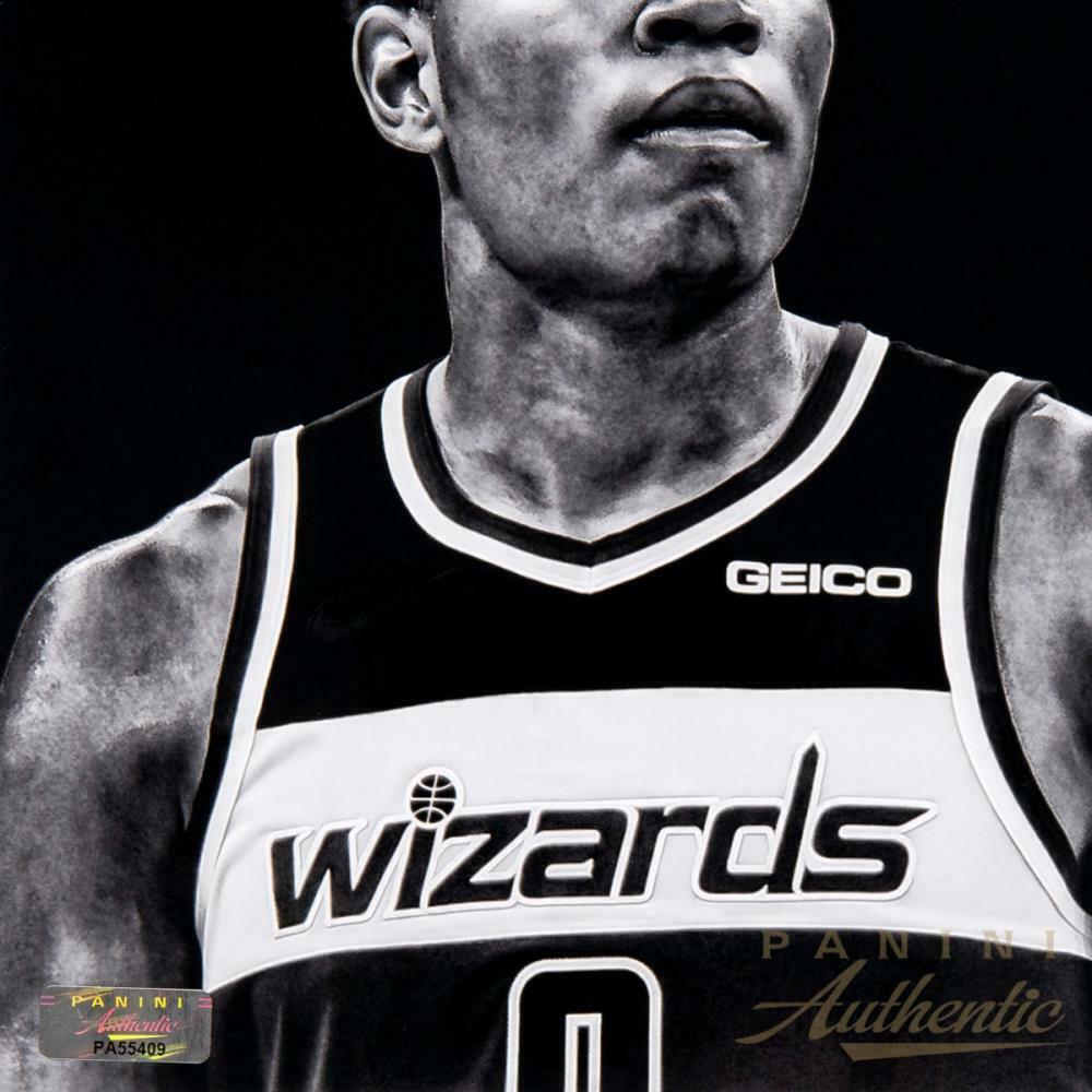 RUI HACHIMURA Autographed Washington Wizards "Focus" 16" x 20" Photograph PANINI LE 88