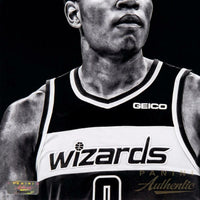 RUI HACHIMURA Autographed Washington Wizards "Focus" 16" x 20" Photograph PANINI LE 88
