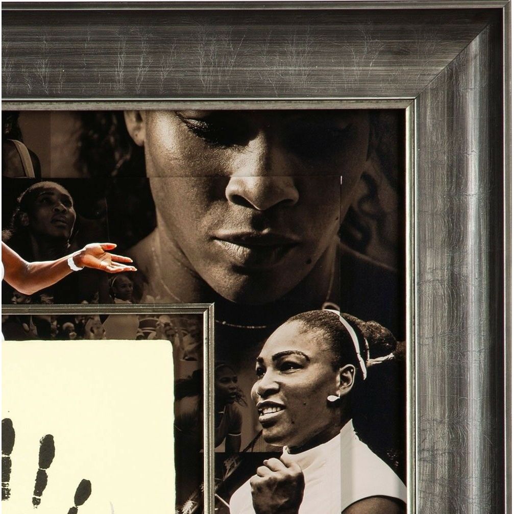 SERENA WILLIAMS Autographed Tegata 36" x 36" Display Piece Limited Edition of 25 UDA