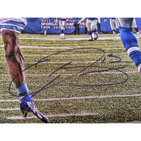 ODELL BECKHAM JR. New York Giants Signed 'One Handed Catch' Metallic Paper Framed 20 x 24 Photo (Overall Dimensions are 24 x 28) STEINER Limited Edition of 113